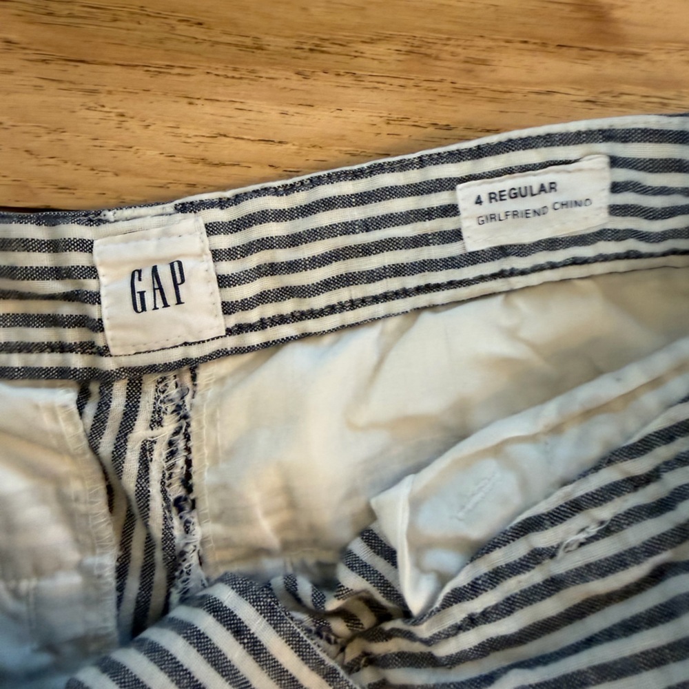 GAP linen/ cotton blend chino size 4 - Picture 5 of 7